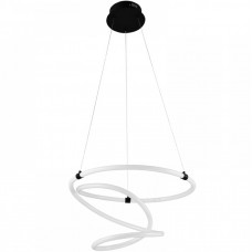 Φωτιστικό Κρεμαστό LED 40W 230V 3200lm 3000Κ Θερμό Φως σε Μαύρο 6020